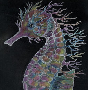 Rainbow Seahorse