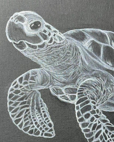 Sea Turtle (commission, sold)